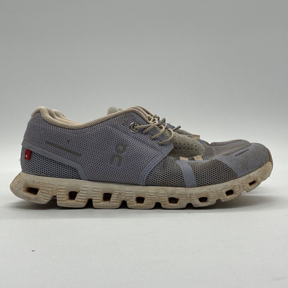 On Running Cloud 5 Womens 6 Slate Gray Speed Lace Shoes
